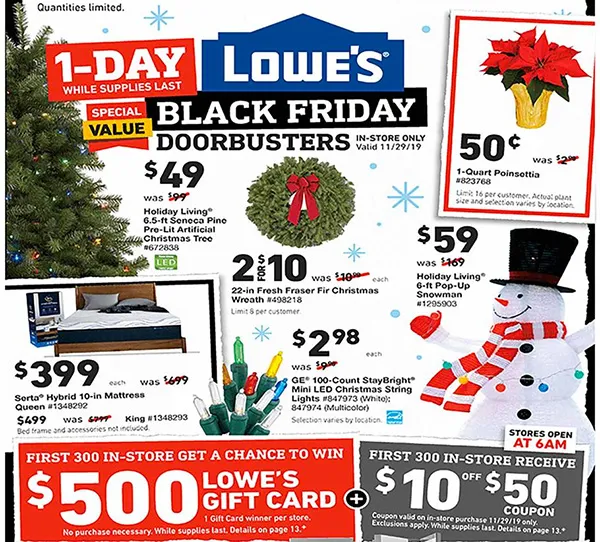 Black Friday Ad Lowes: Unveiling the Best Deals for Home Improvement Enthusiasts