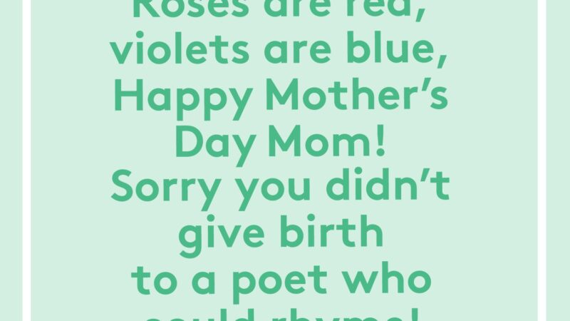 Funny Mother Poems: Celebrating the Humor in Motherhood