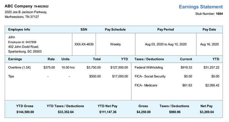 Make A Check Stub Free Online