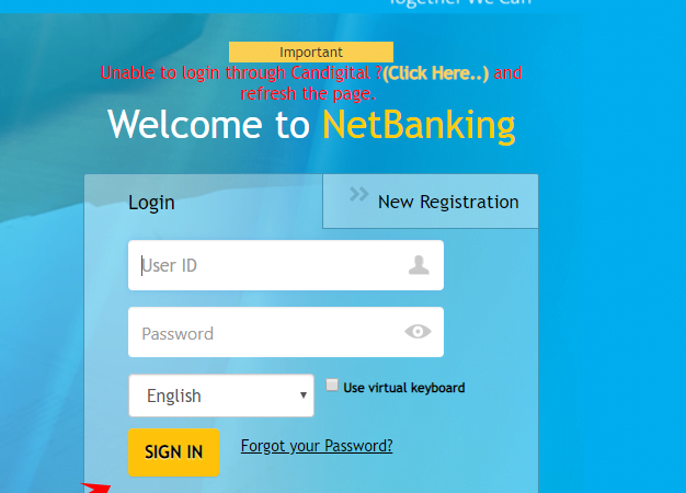 Canara Bank NetBanking Login