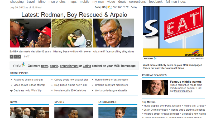 Msn Homepage Msn