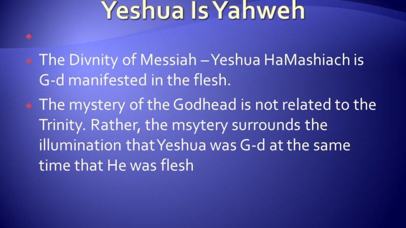 Yeshua Meaning