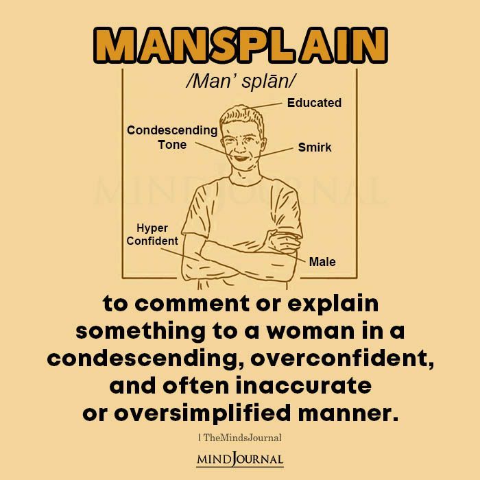 Mansplain