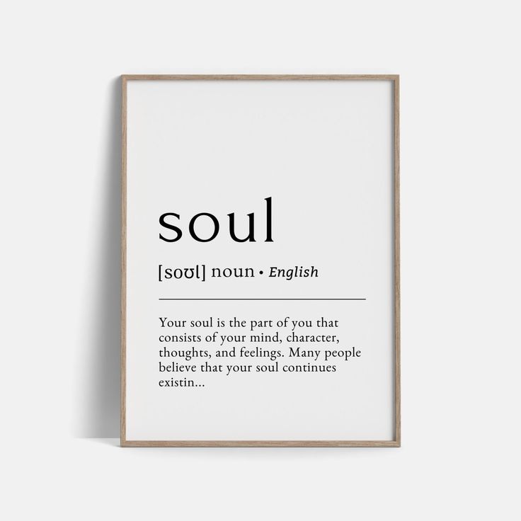 Soul Definition