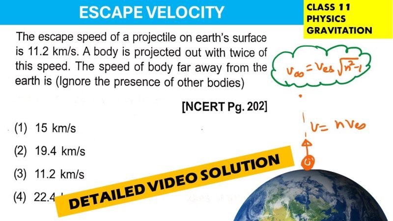 Escape Speed Earth