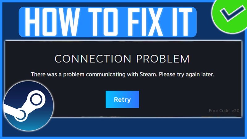 Steam Error Code E20