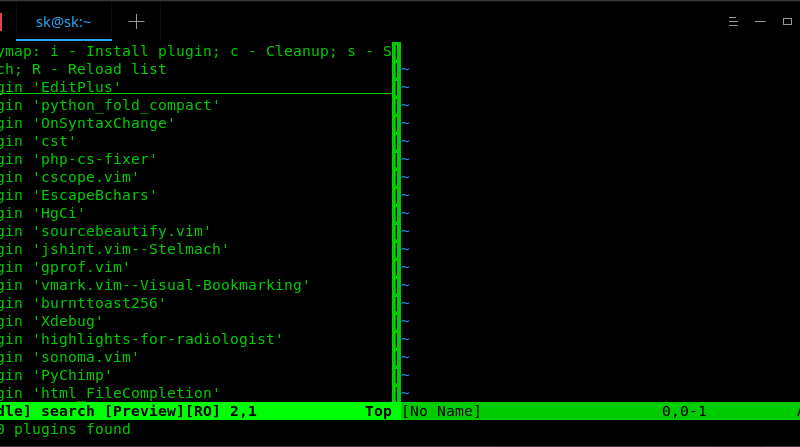 Vim Plugins