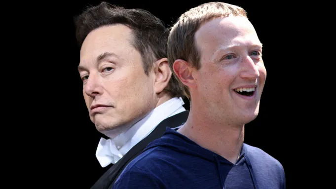 Title: Elon Musk and Mark Zuckerberg: Titans of Technology